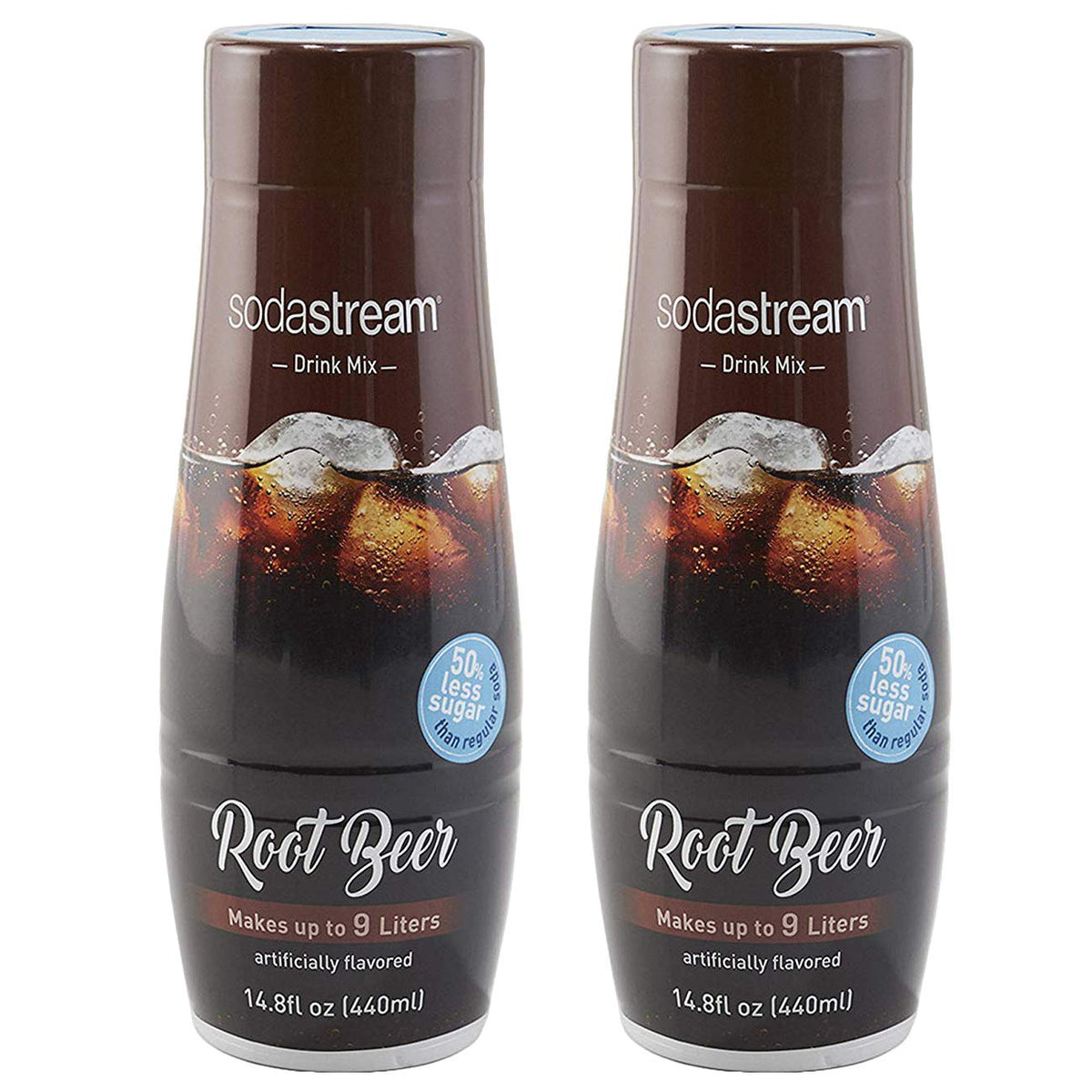 SodaStream Root Beer bottle pour for crisp, at-home bubbles