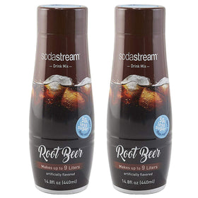 SodaStream Root Beer bottle pour for crisp, at-home bubbles