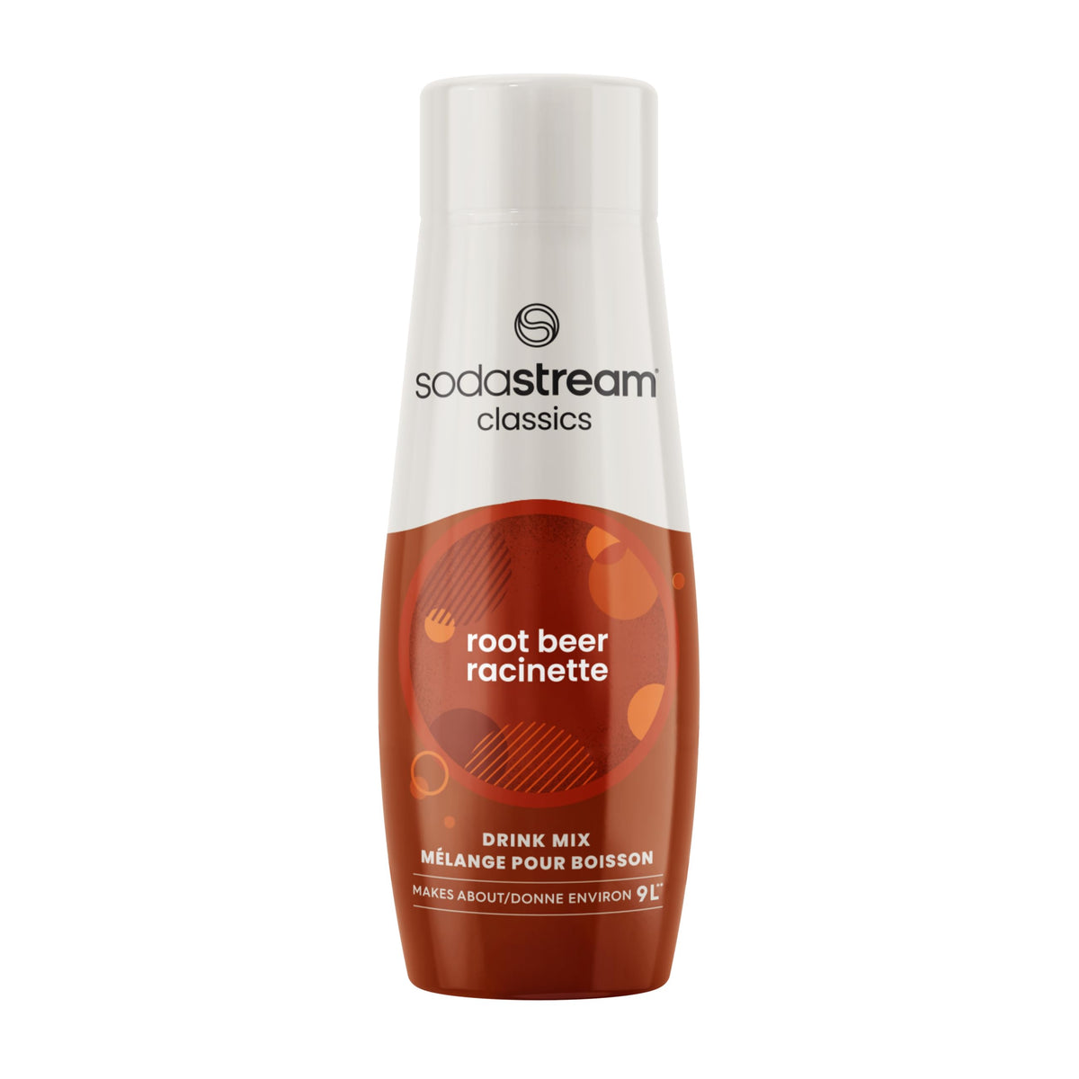 SodaStream Root Beer Syrup bottle for easy at-home sparkling drinks with less sugar.