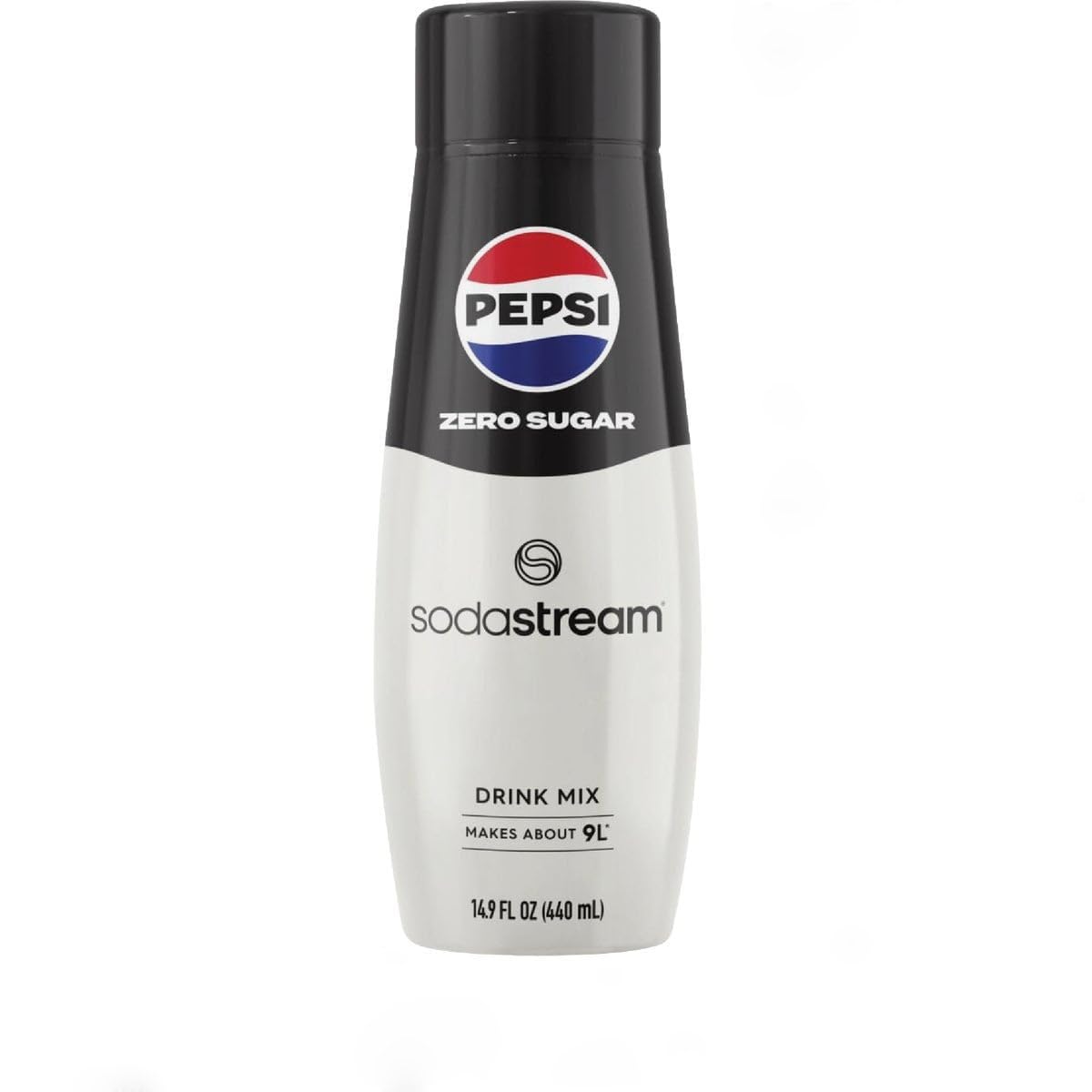 SodaStream SODA Mix Zero Pepsi bottle for sugar-free cola at home.