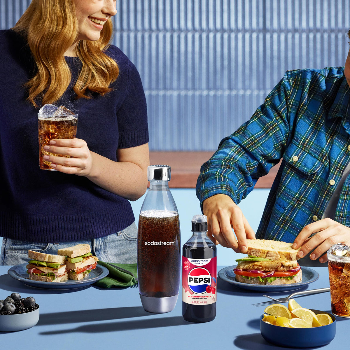 SodaStream Sparkling water to soda conversion in seconds