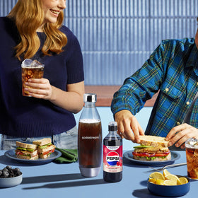 SodaStream Sparkling water to soda conversion in seconds