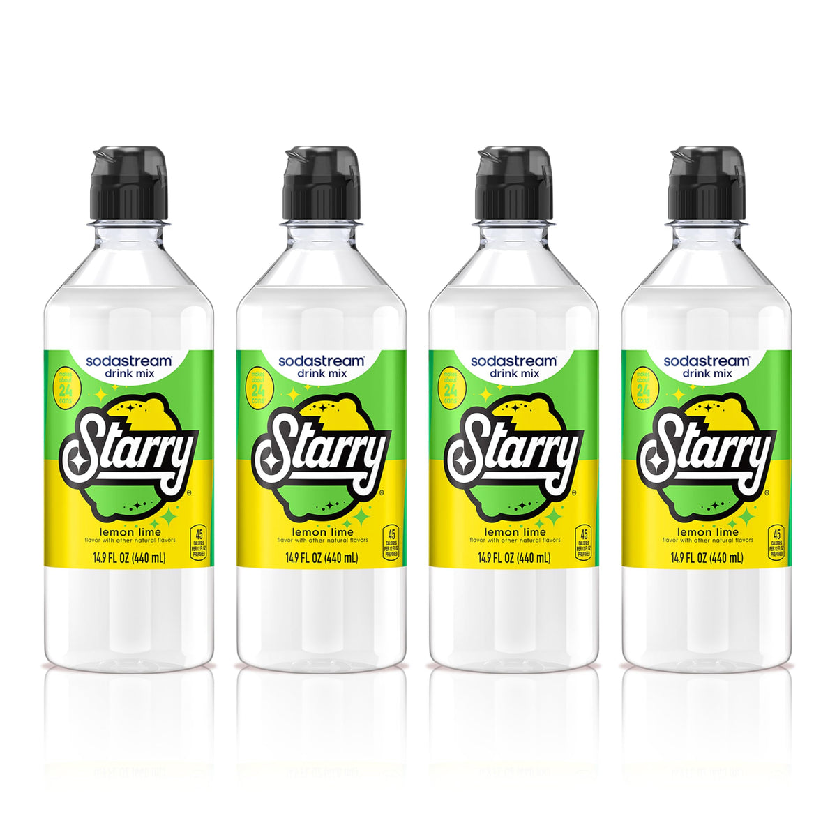 Sodastream Starry New Pour Bottle shows an easy-fizz design for quick customization.