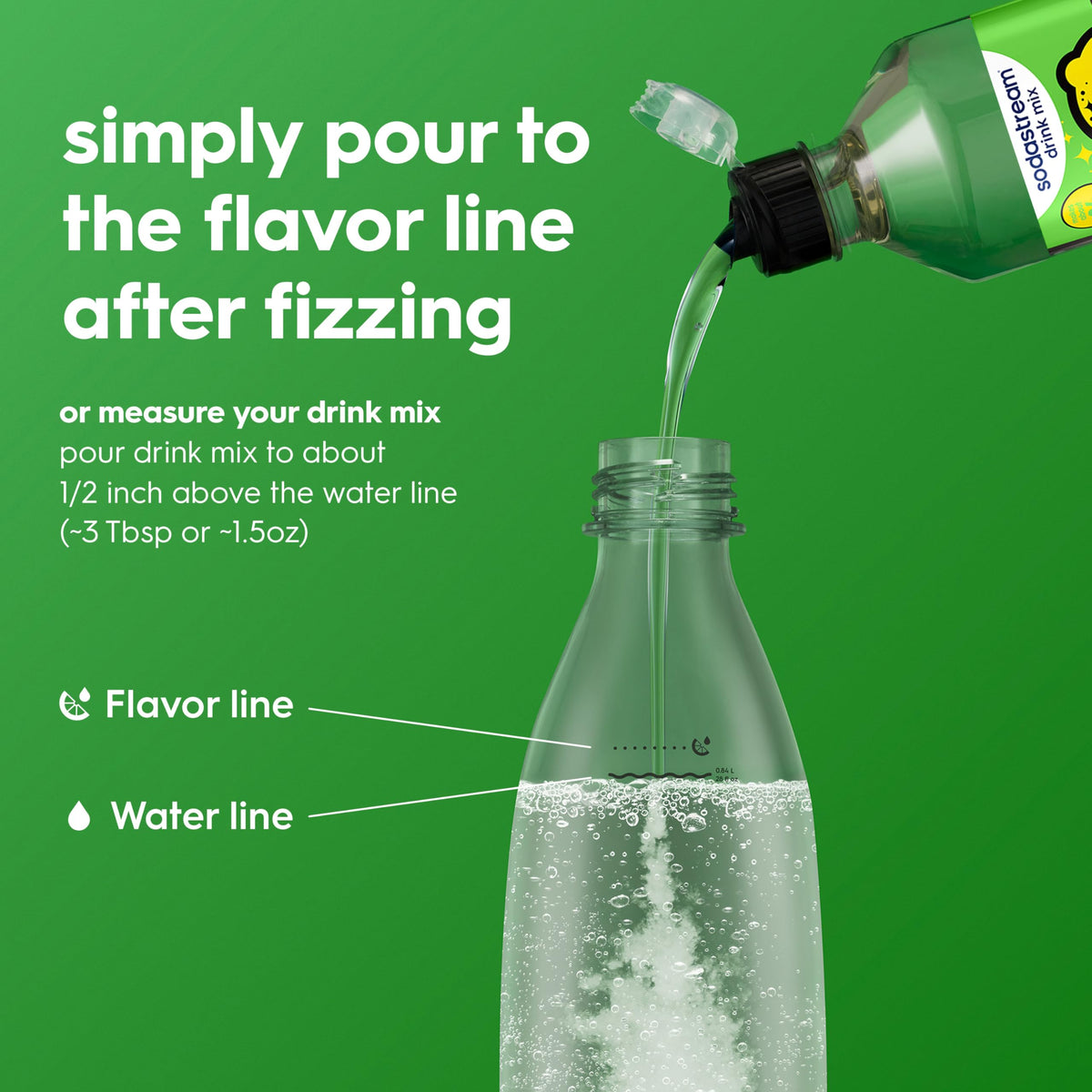 SodaStream Starry Zero bottle made from recycled plastic supports sustainable at-home carbonation.