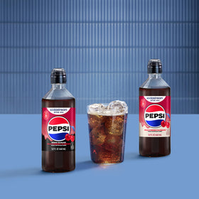 SodaStream Zero Wild Cherry Pepsi & Cream bottle-detail showcases sleek design for reusable flavoring