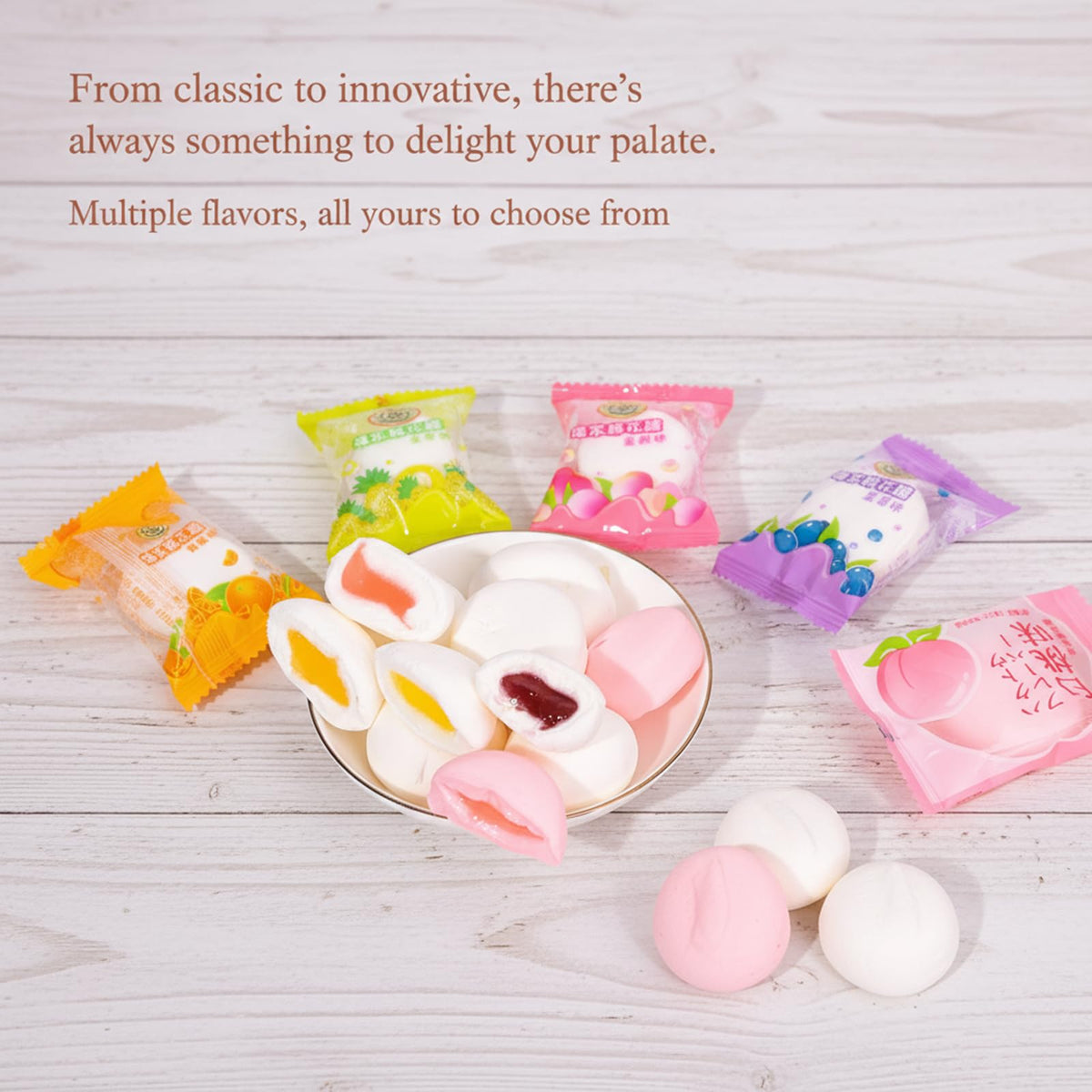 SODGHYTR Marshmallows cross-section reveals soft filling and elastic bite