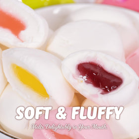 SODGHYTR Marshmallows on a plate with tea, ideal snack
