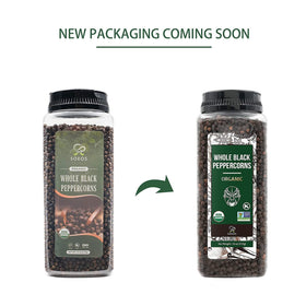 Soeos peppercorns release fruity-earthy notes when ground.