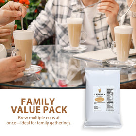 Soeos brand packaging with tea leaves suggests premium flavor