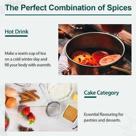 Soeos cinnamon aroma enhances tea and baking experiences