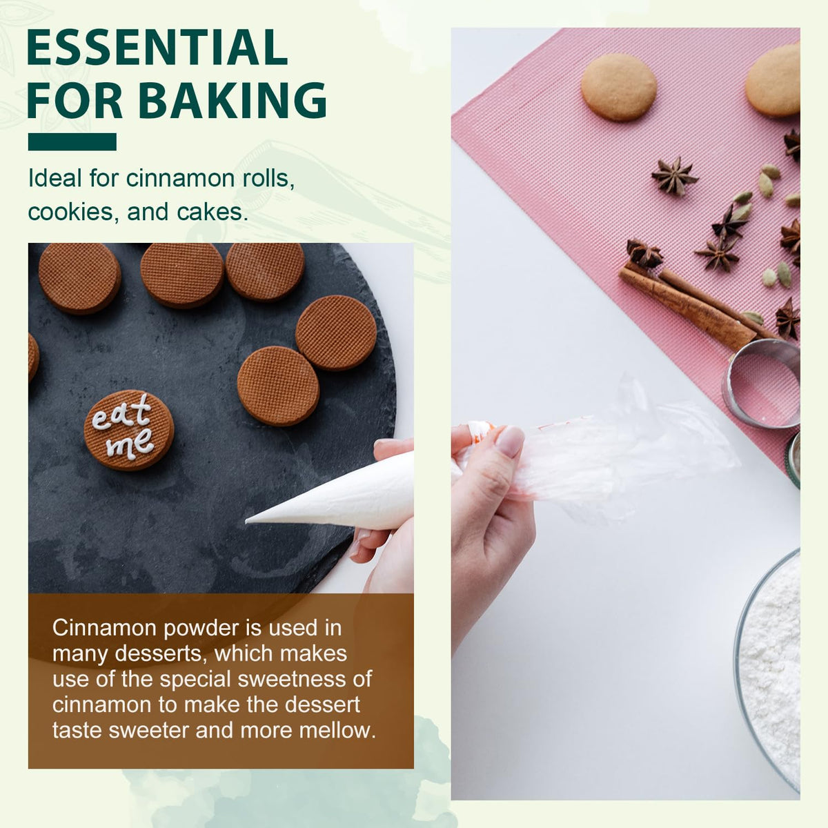 Soeos Cinnamon Sticks add holiday spice to festive drinks.