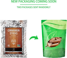 Soeos Cinnamon Sticks raw bark delivers natural flavor to teas.