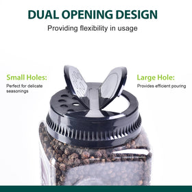 Soeos cooking prep salt pepper dish shows versatility for everyday cooking.