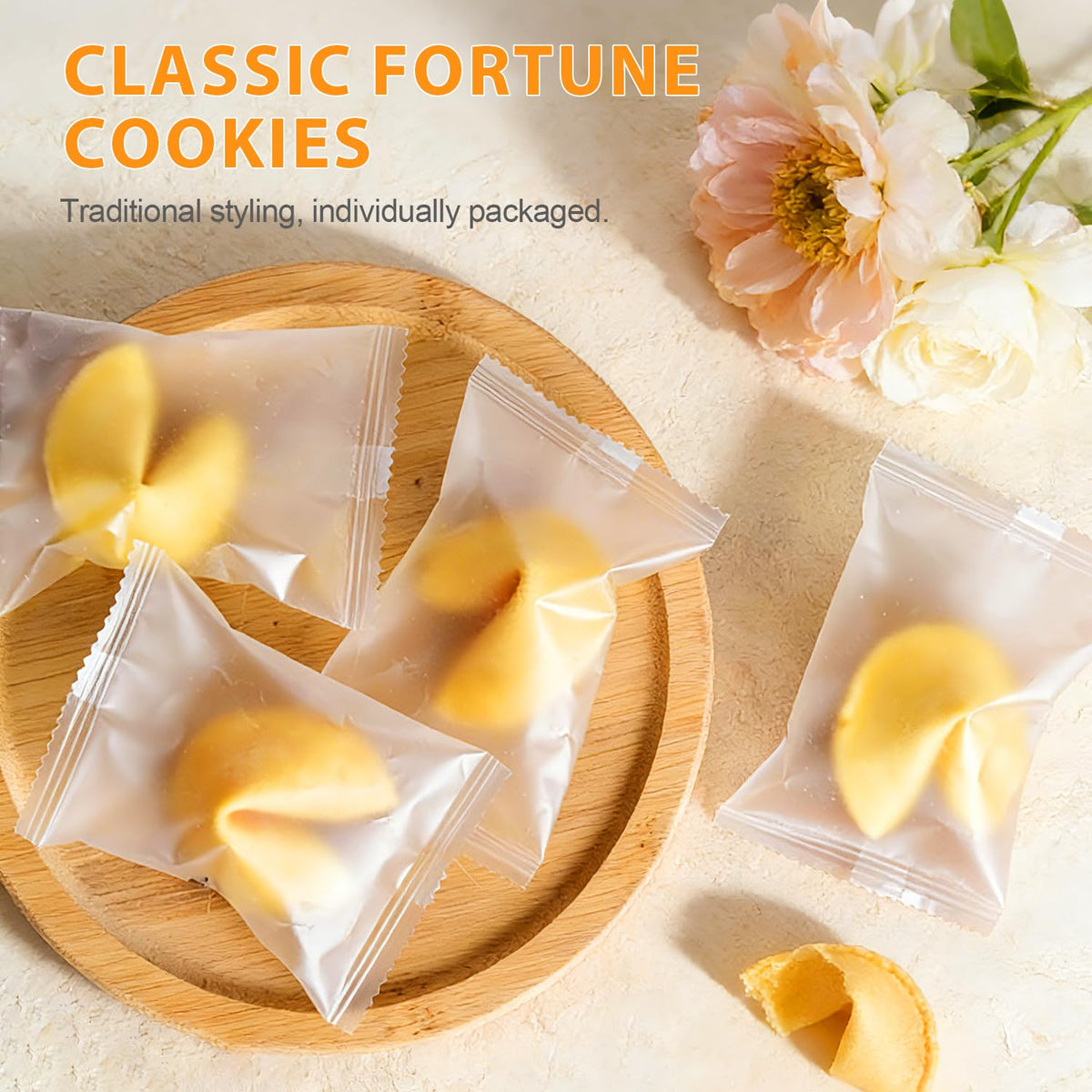 Bulk box display of Soeos fortune cookies for celebrations