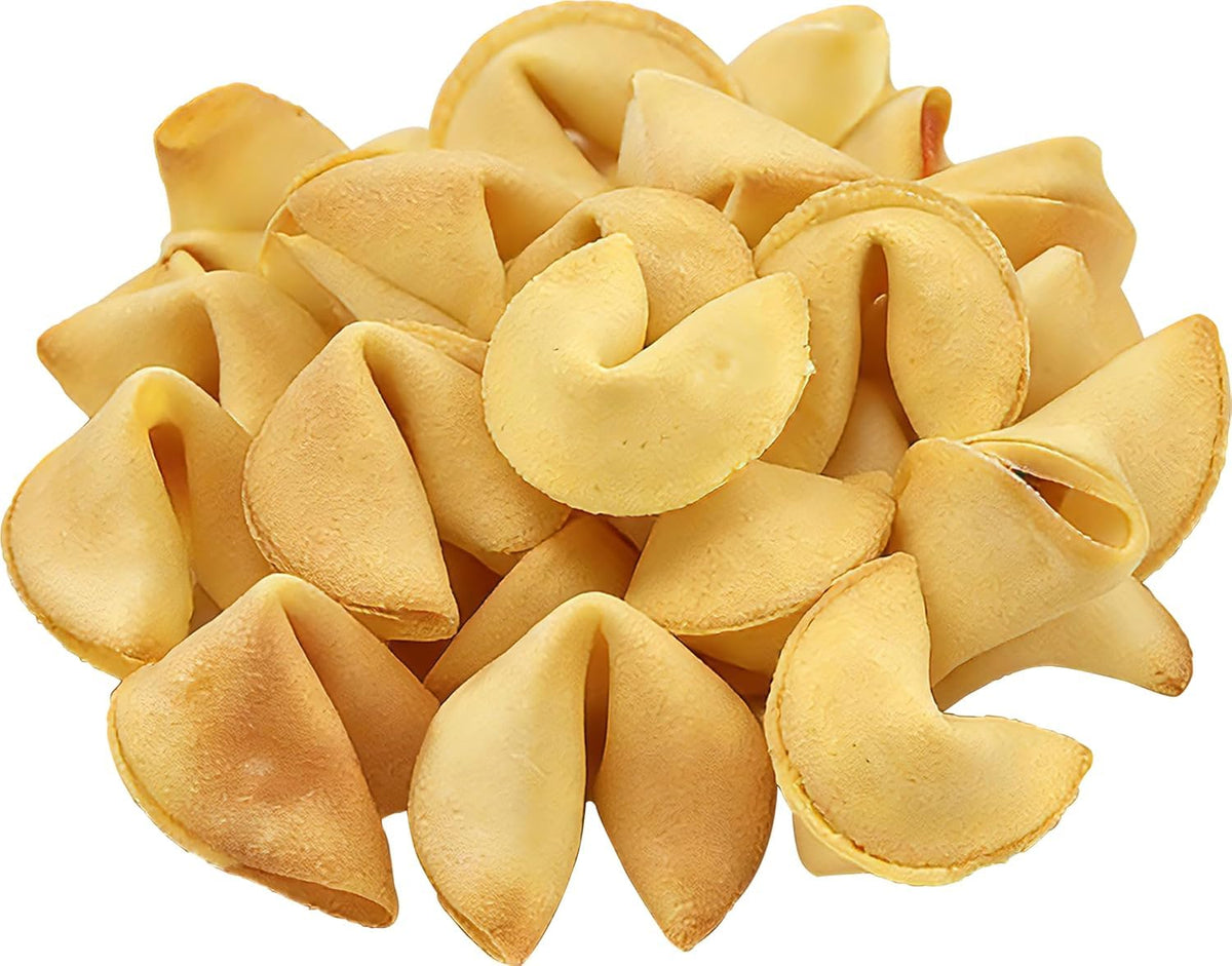 Soeos Fortune Cookies vanilla flavor, 48-count bulk packaging for events