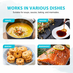 Soeos Himalayan White Salt Fine Grain finishing-dish for balanced flavor