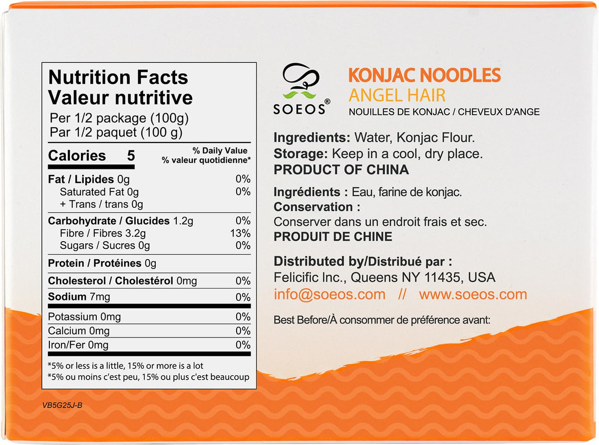 Soeos Konjac Noodles in a pan, ready to cook quickly.