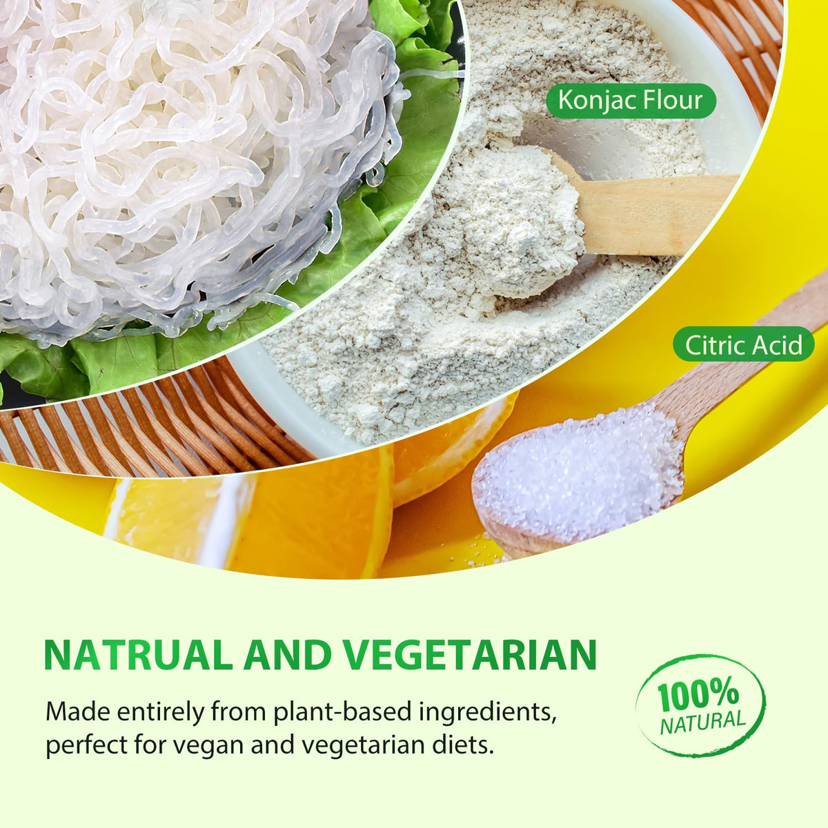 Soeos Konjac Noodles gluten-free label signals safe, dairy-free friendly dining.