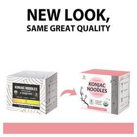 Healthy meal idea using Soeos konjac noodles for low calories and fiber