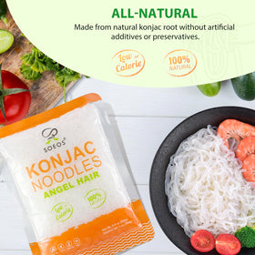 Soeos Konjac Noodles Quick Prep Pack ideal for busy weeknights.