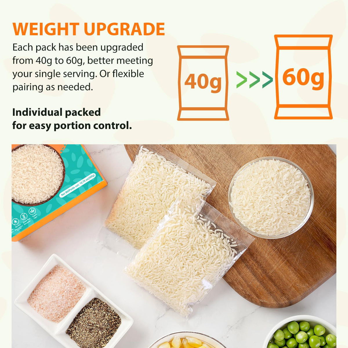 Step-by-step: soak, rinse, and heat with Soeos Konjac Rice.