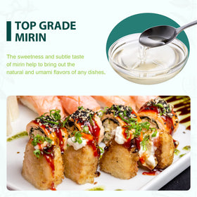 Soeos Mirin BPA-free bottle preserves delicate flavors.