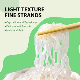 Soeos Organic Konjac Noodles Gluten-free and keto-friendly.