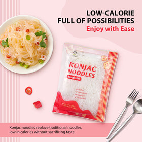 Soeos Organic Konjac Noodles ingredients konjac root, clean label for everyday meals.