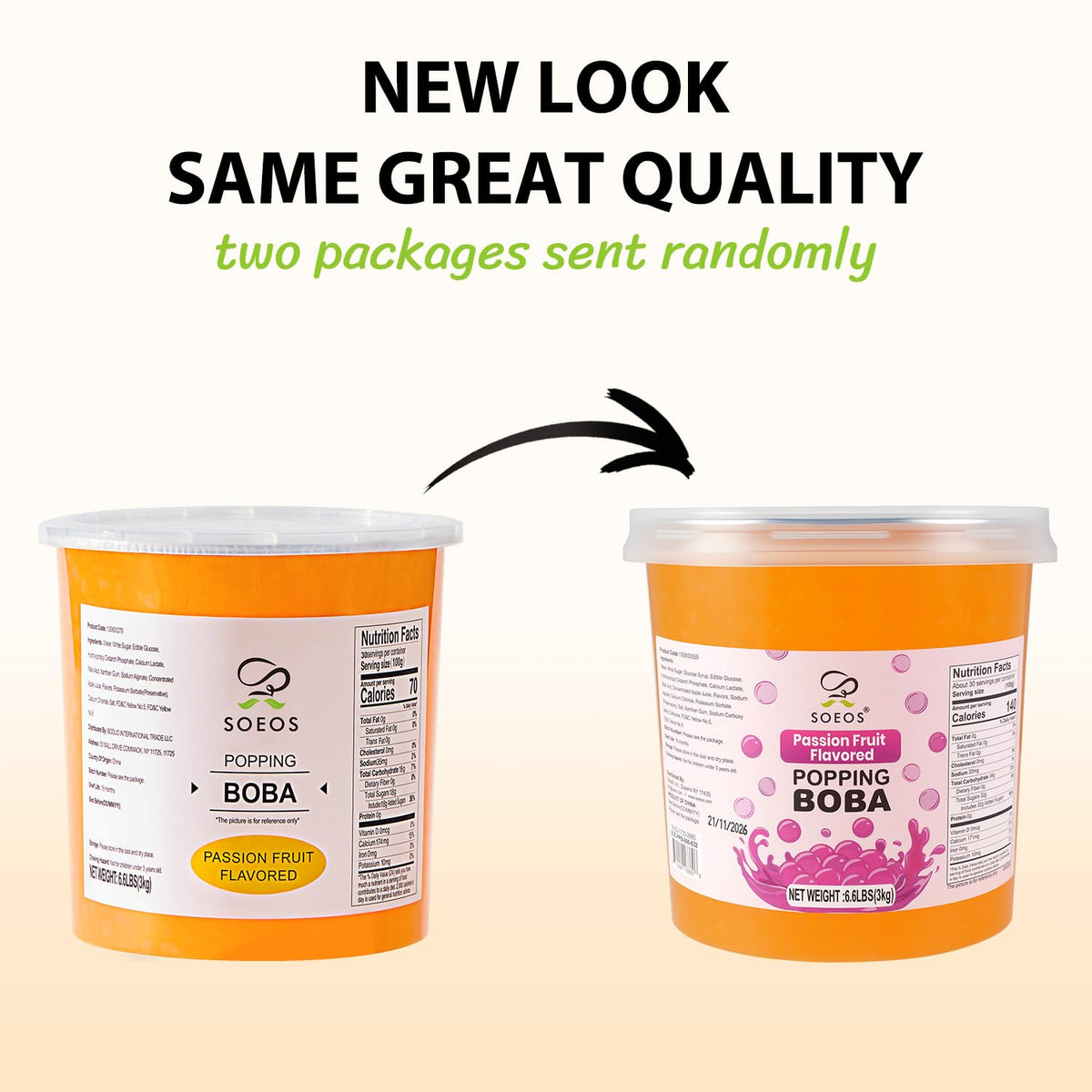 Pearls in smoothie offering a fruity burst and colorful twist.