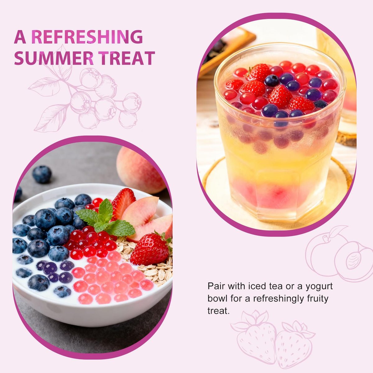 Soeos 3 flavor pack enables creative mix and match drink ideas.