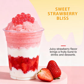Soeos premium quality popping boba ensures consistent flavor and texture.