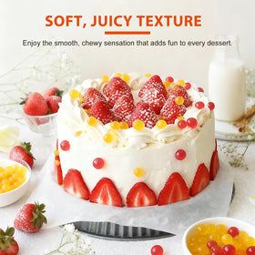 Soeos ready-to-serve popping boba pearls ideal for quick party snacks.