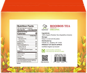 Soeos Rooibos tea closeup during brewing, inviting a sip