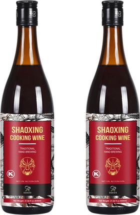 Soeos Shaoxing wine bottle pour enhances stir-fry aroma and authenticity.
