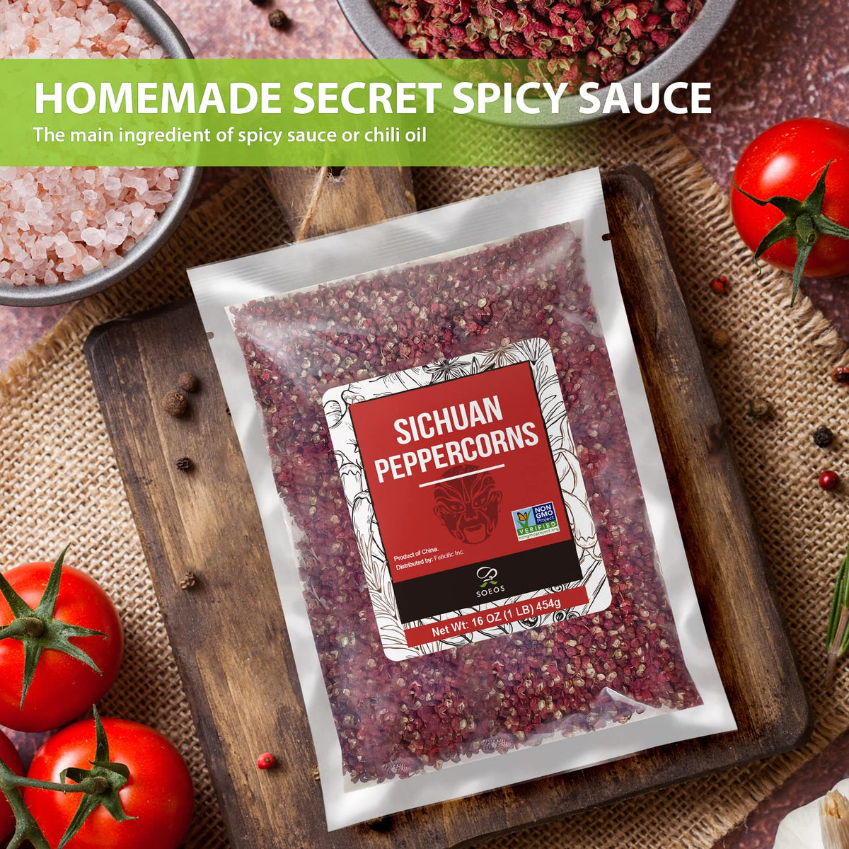 Soeos Sichuan peppercorns kung pao flavor enhancement