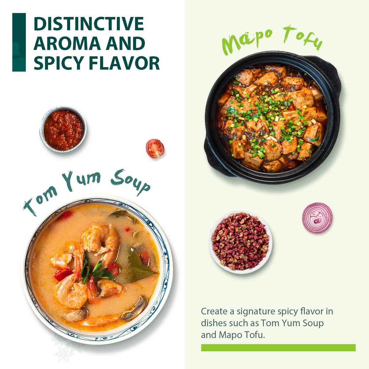 Soeos Sichuan peppercorns mapo tofu preparation use