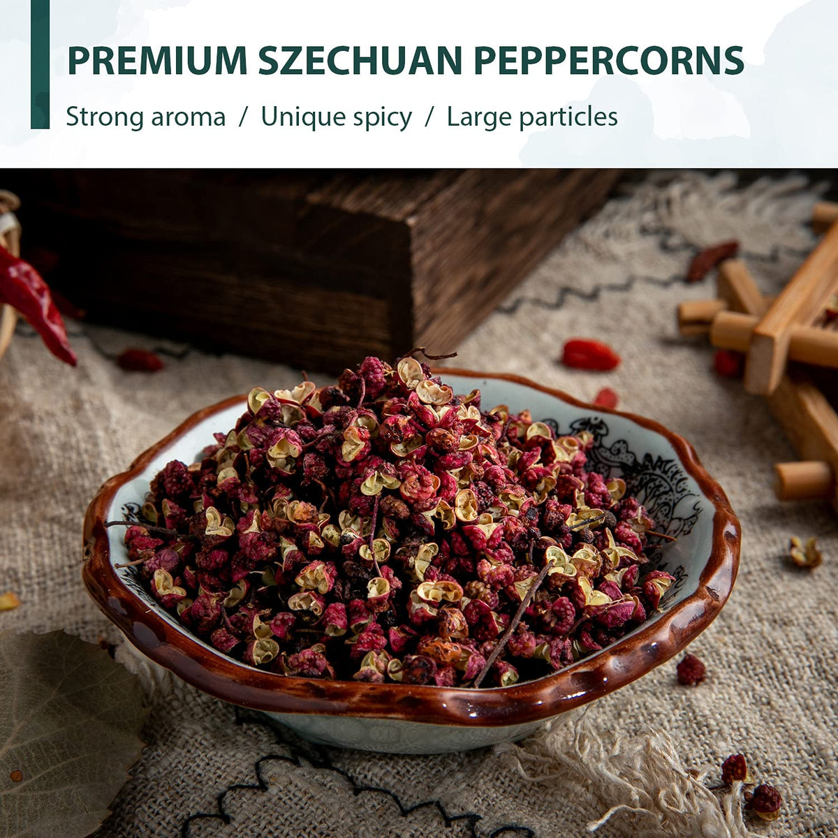 Soeos toasted aroma of peppercorns enhances pan-based dishes.