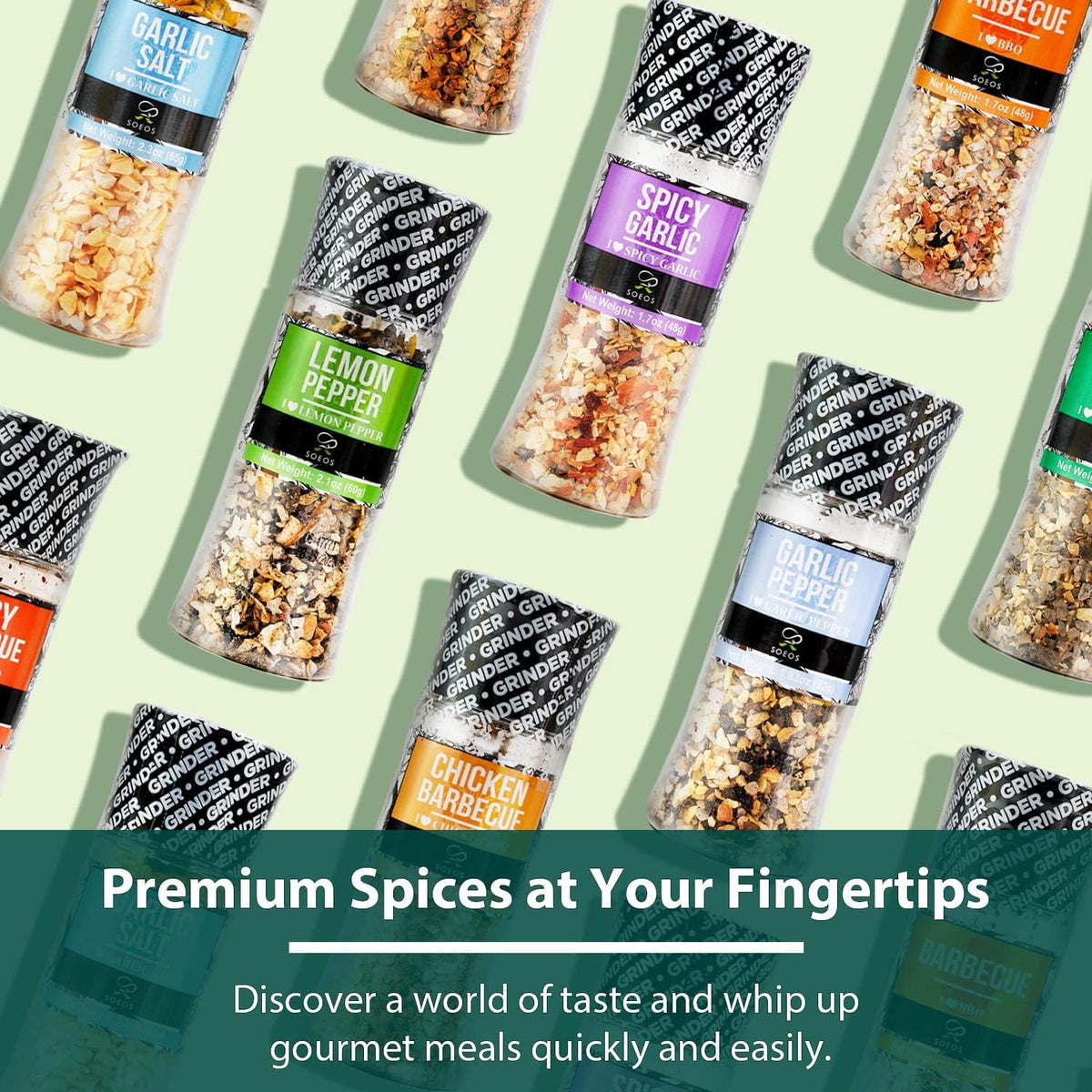 Soeos gift-pack ready display promotes a thoughtful barbecue gift.
