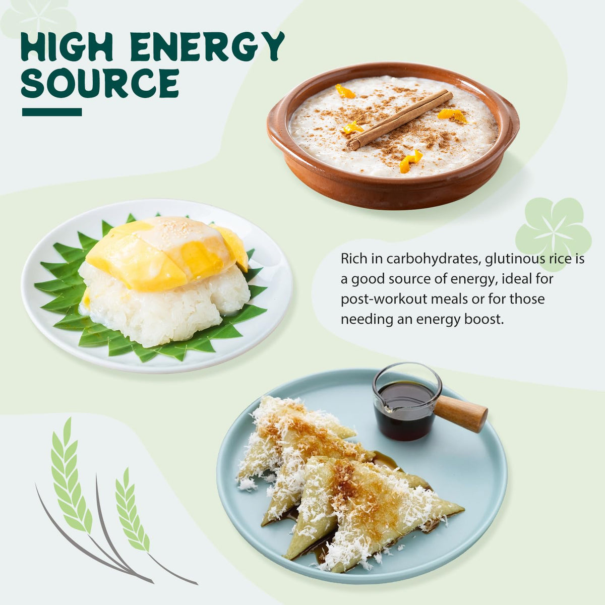 Soeos Sweet Sticky Rice gluten-free option suitable for vegan kitchens.
