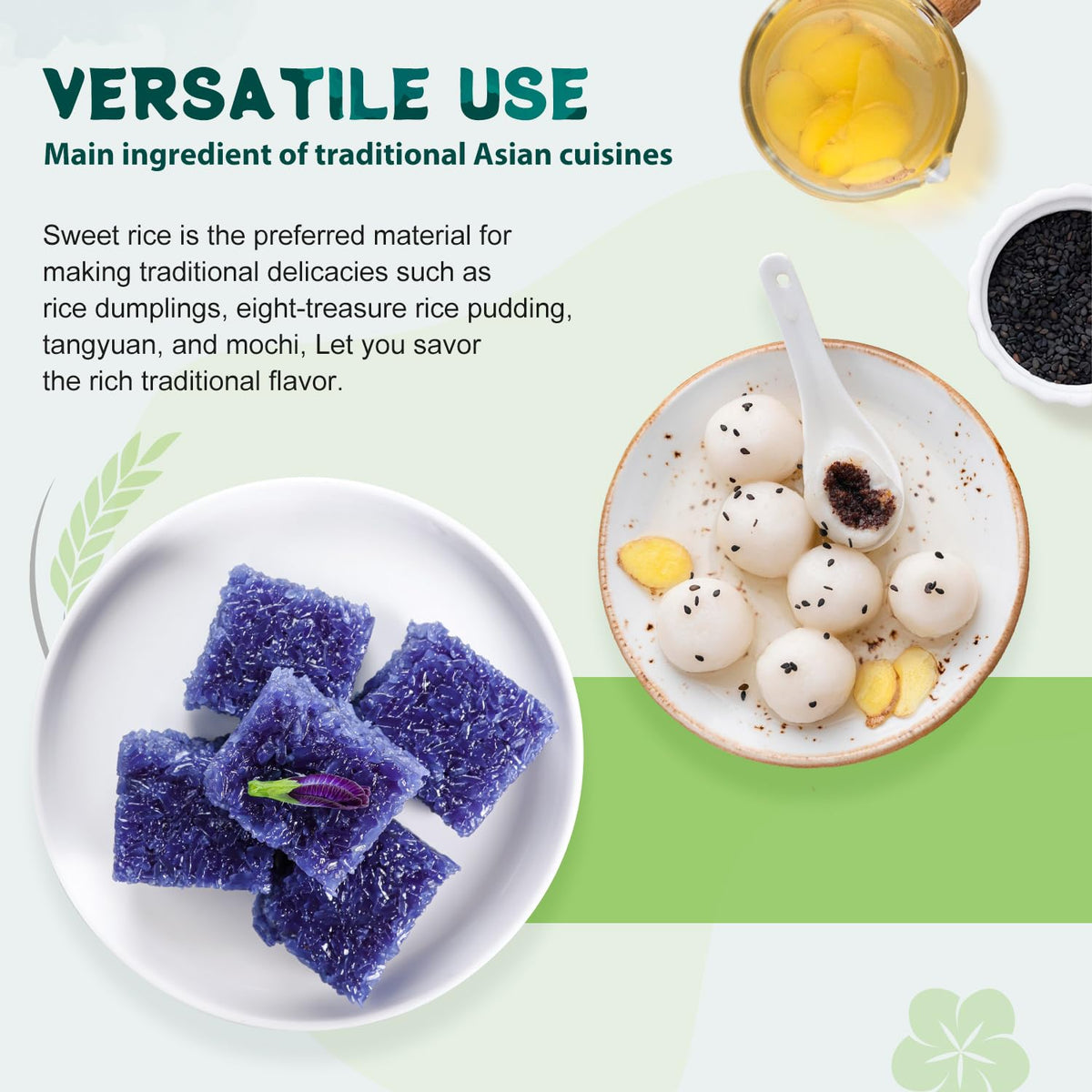 Soeos Sweet Sticky Rice steaming process, quick cooking option.
