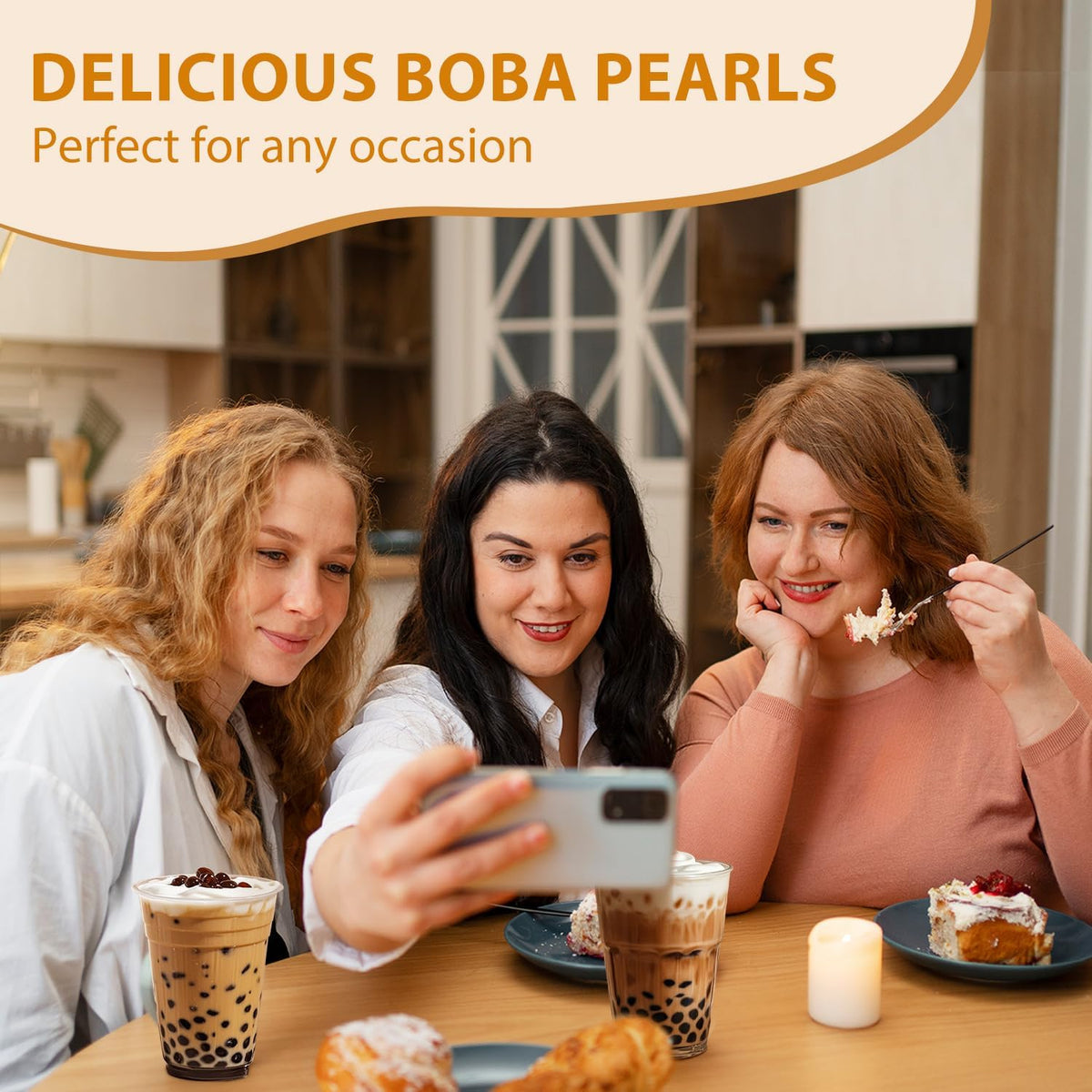 Soeos desserts topping: perfect pearls for sweet treats and toppings.