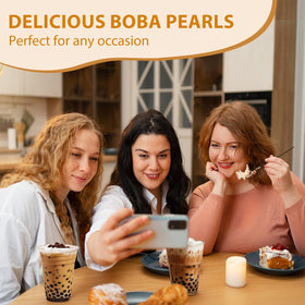 Soeos desserts topping: perfect pearls for sweet treats and toppings.