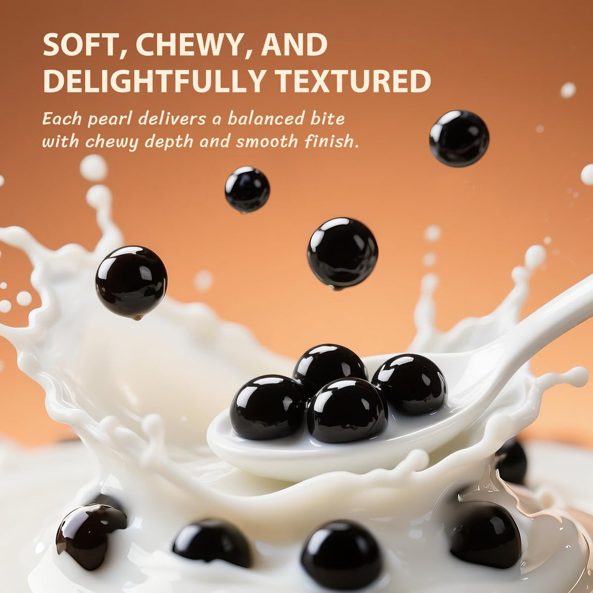 Soeos tapioca pearls quick-cook steps: effortless prep for instant boba fun.