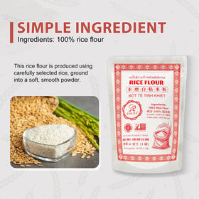 Soeos Thai Rice Flour thickens soups and sauces without clumps.