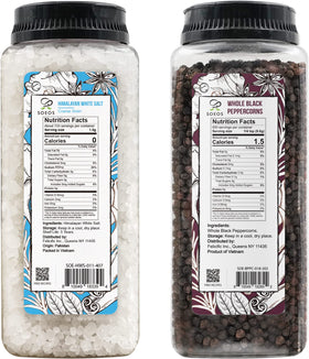 Soeos white Himalayan salt coarse grain for textured finishing