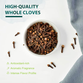 Soeos Whole Cloves jar ready for cooking and hot beverages