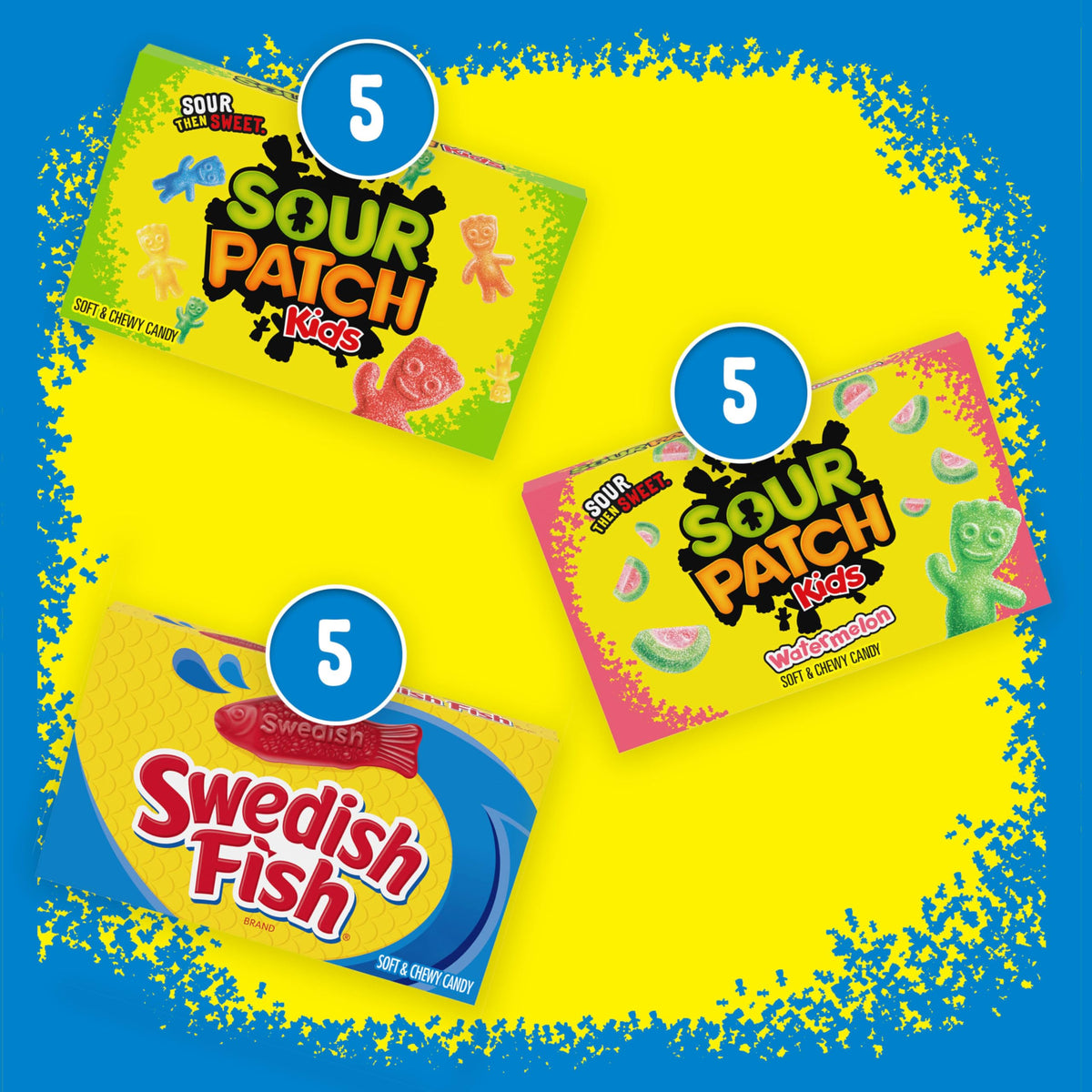 SOUR PATCH KIDS soft and chewy texture close-up invites tasting.