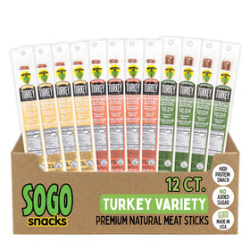Sogo Snacks turkey variety 1oz pack for on-the-go protein.