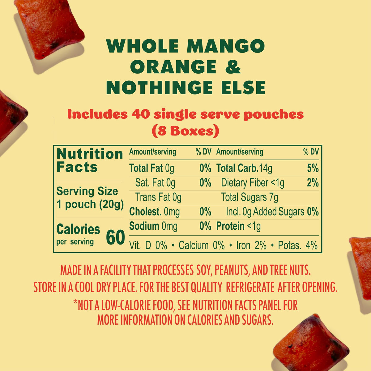 Label highlights organic mango and orange ingredients in SOLELY gummies