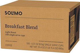 Solimo Arabica blend pod close-up, showcasing a nutty aroma and balanced body